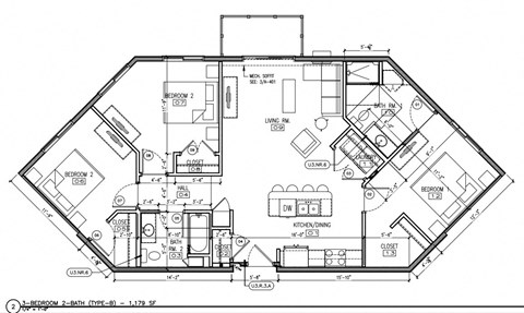 a floor plan of a house